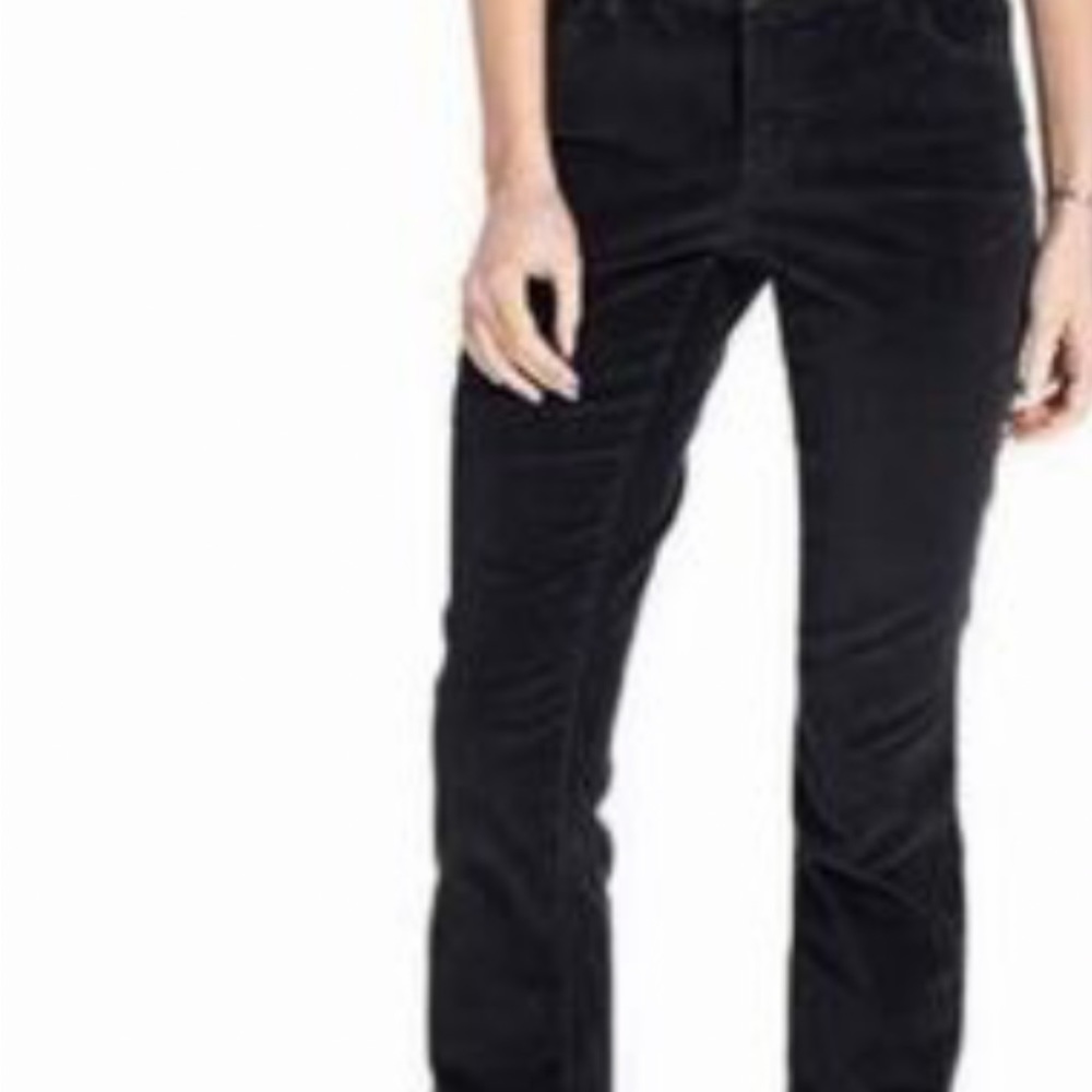 Calvin Klein black jeans 12x 34 straight pockets and zipper in front
